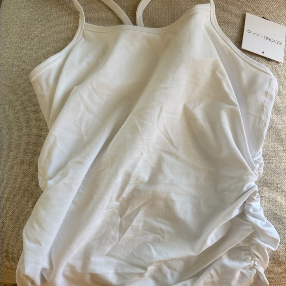 Beyond Yoga White Tank Top